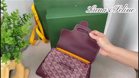 how to put goyard strap